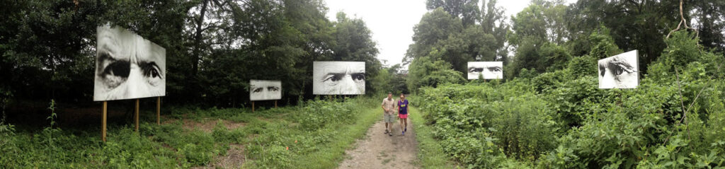 Apparations: Look Away with couple walking