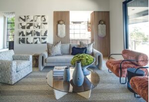 Group of 16 Choke II's, Living Room, Sea Island, GA, Design by Valarie Britz, Photo by Caleb Smith